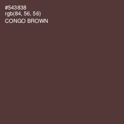 #543838 - Congo Brown Color Image